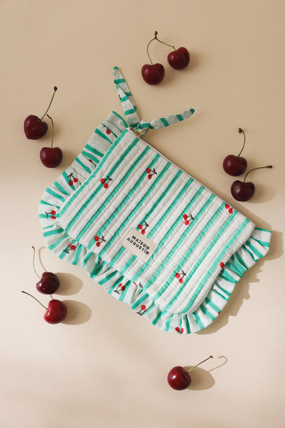 Petite pochette GREEN cherry
