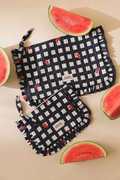Petite pochette HOMARD marine