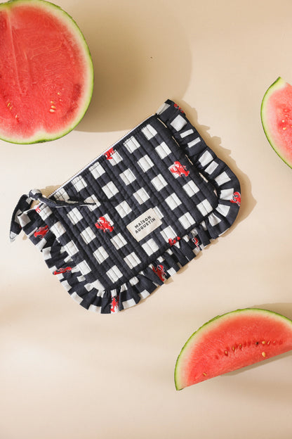 Petite pochette HOMARD marine