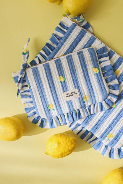 Petite pochette LEMON blue