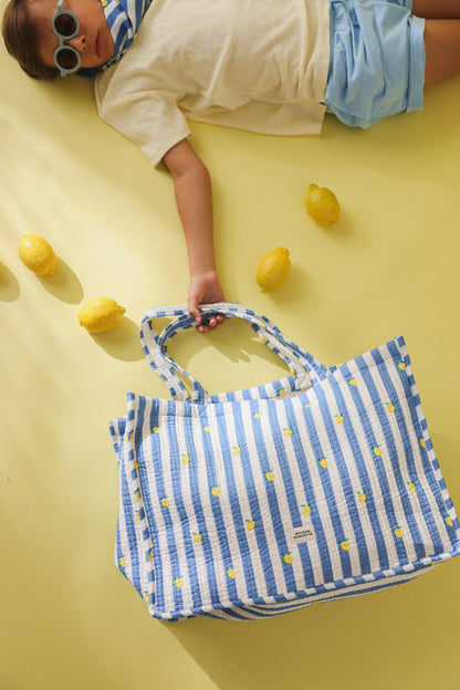 Cabas LEMON blue