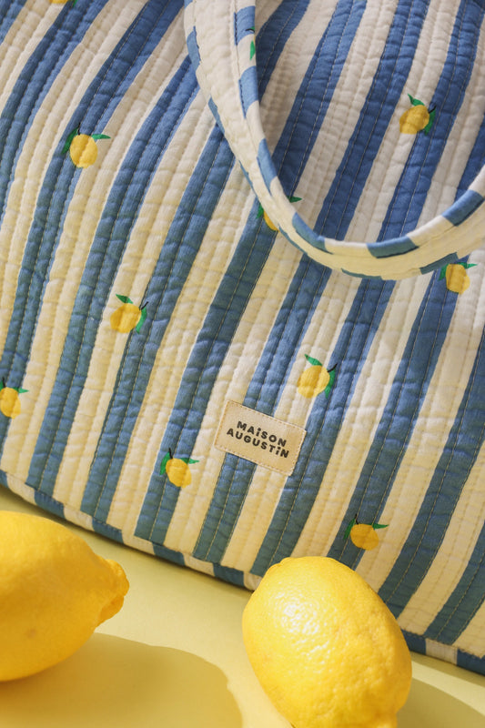 Cabas LEMON blue