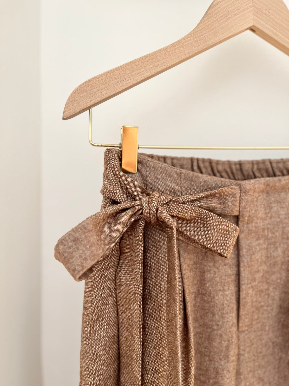 Pantalon HÉLÈNE beige chiné