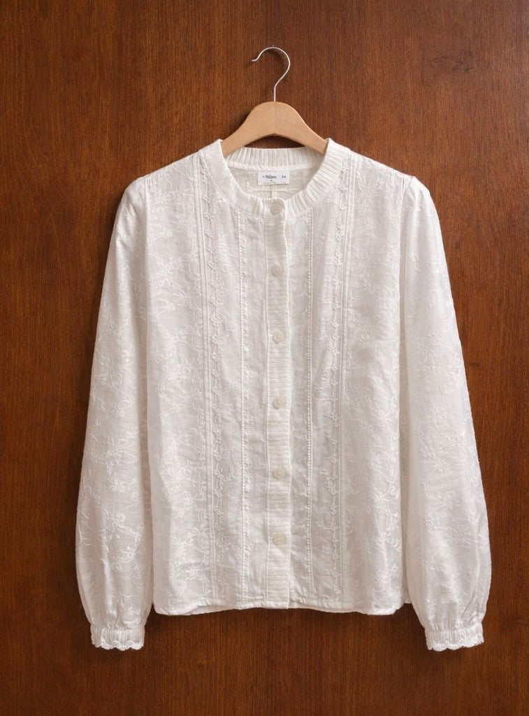 Chemisier AVRIL blanche