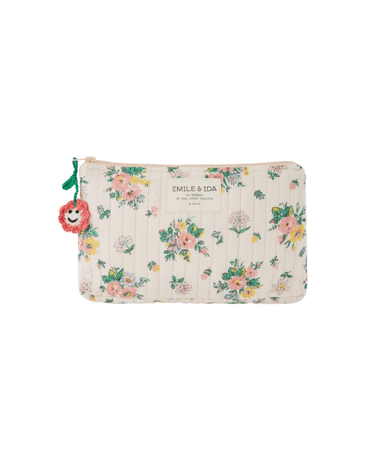 Trousse maquillage printemps rose