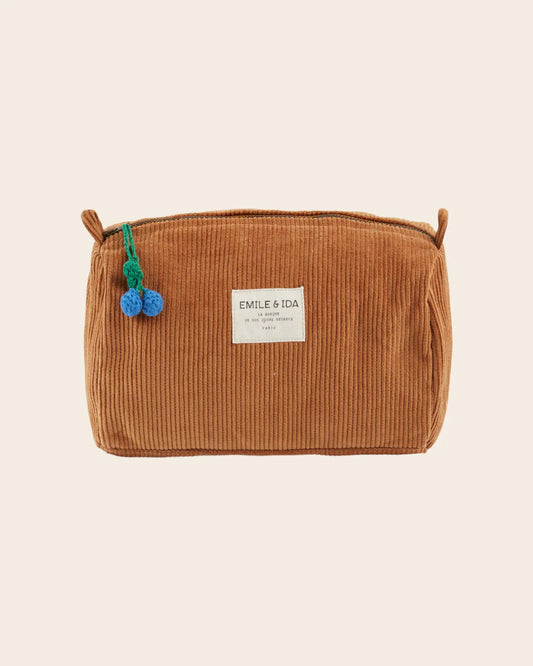 Trousse de toilette VELOURS pécan