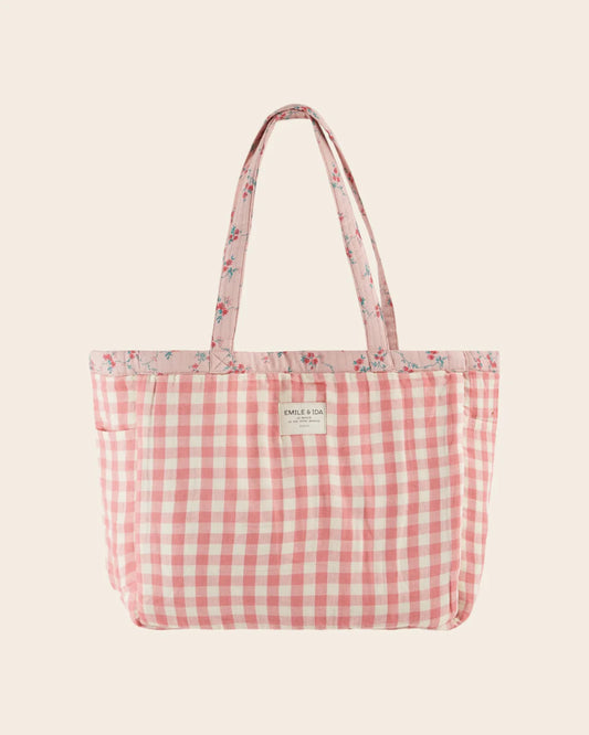 Cabas réversible ASTER rose