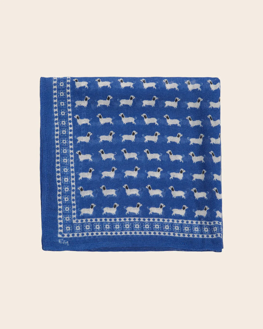 Foulard DOG bleu