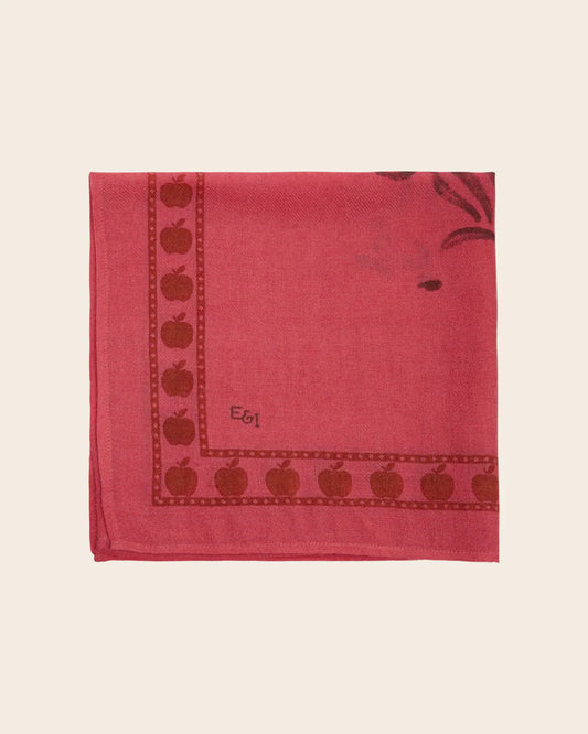 Foulard SQUIRREL écureuil rose