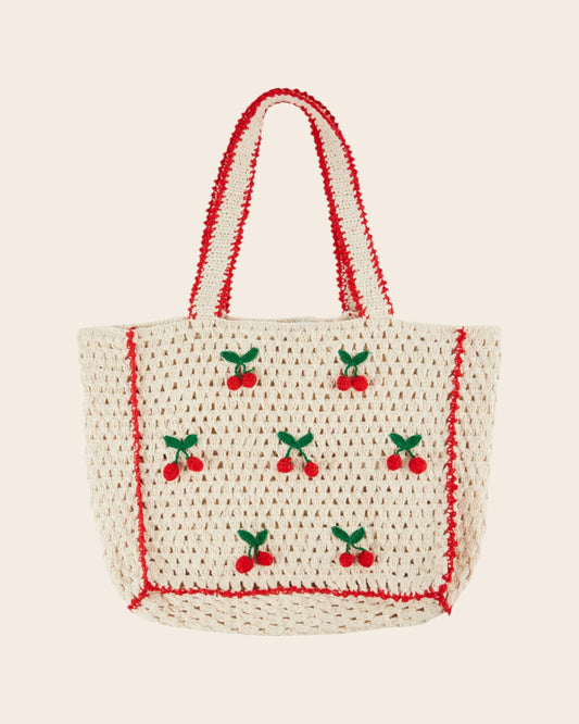 Cabas CERISE rouge