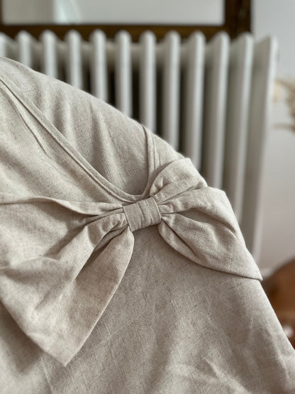 Haut MADELEINE noeud beige