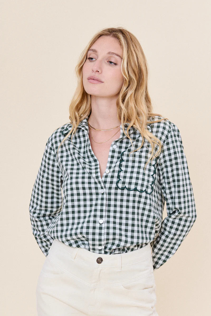 Chemise LAURA verte