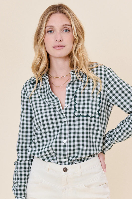 Chemise LAURA verte