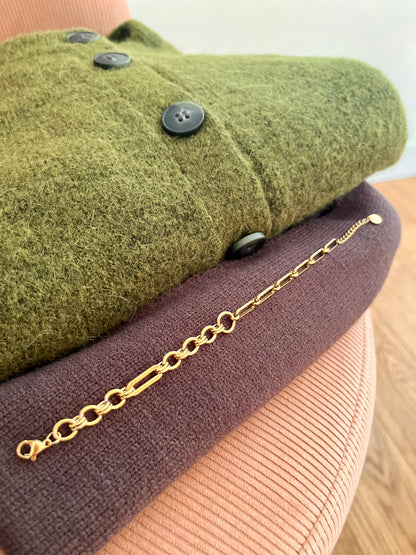 Bracelet ELIO mailles rectangles