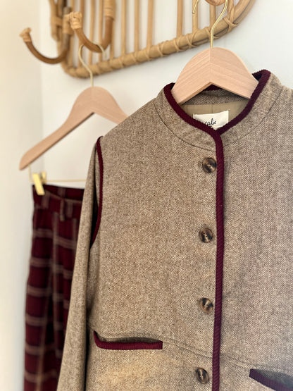 Veste GWENDAL kaki chinée