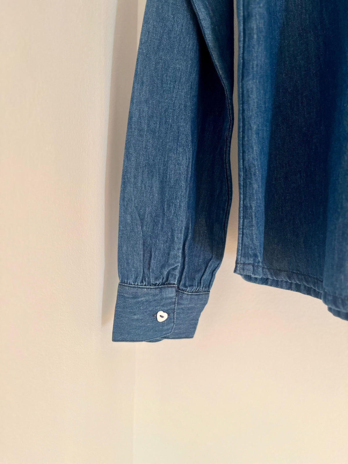 Chemise ERIS denim brodée Amour