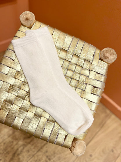 Chaussettes CAMILLE blanches