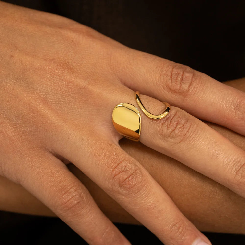 Bague HORTENSE dorée