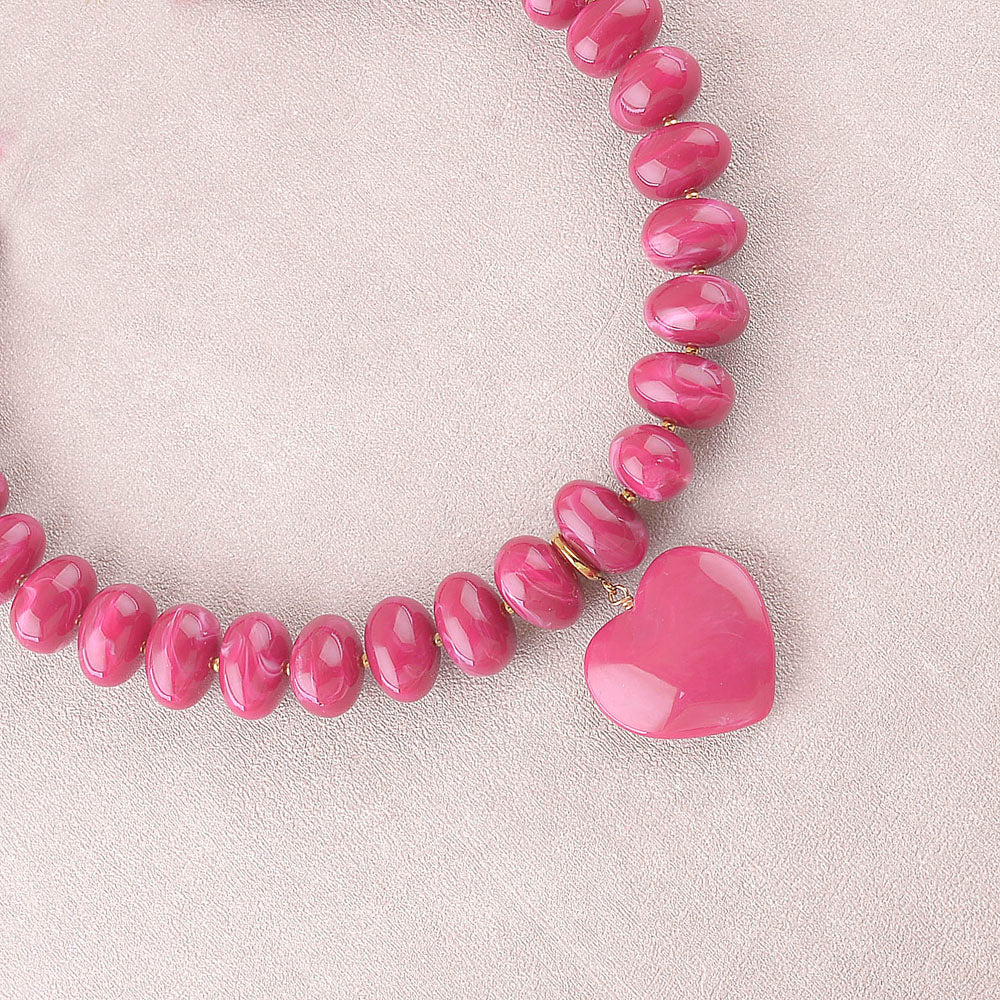 Collier GABRIELLE fuchsia