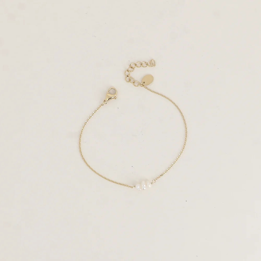 Bracelet PABLO 3 perles d'eau douce