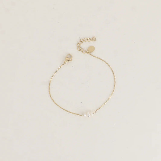 Bracelet PABLO 3 perles d'eau douce