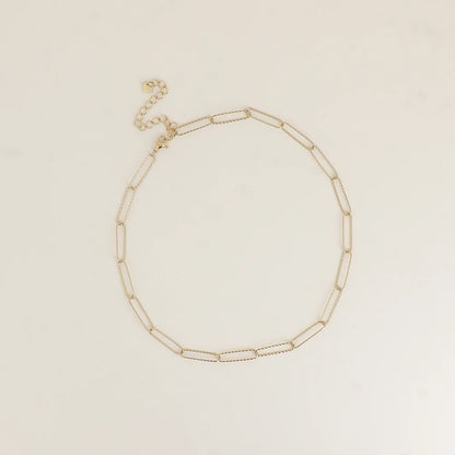 Collier AUGUSTE maillons ovales
