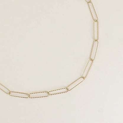 Collier AUGUSTE maillons ovales