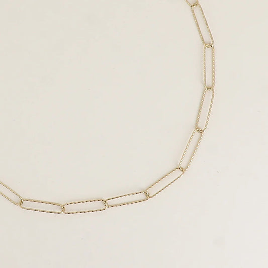 Collier AUGUSTE maillons ovales
