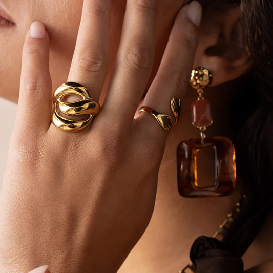 Bague SIMON entrelacées