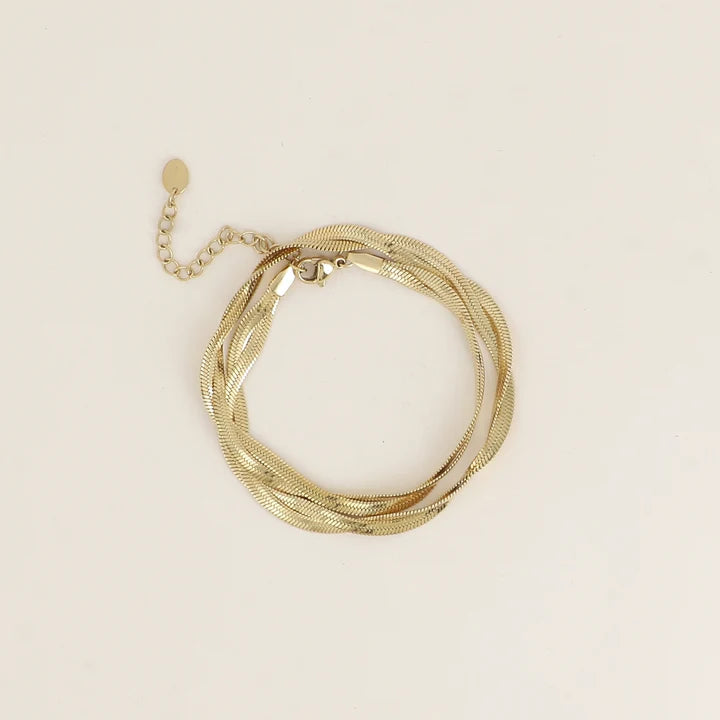 Bracelet JULES mailles tressées