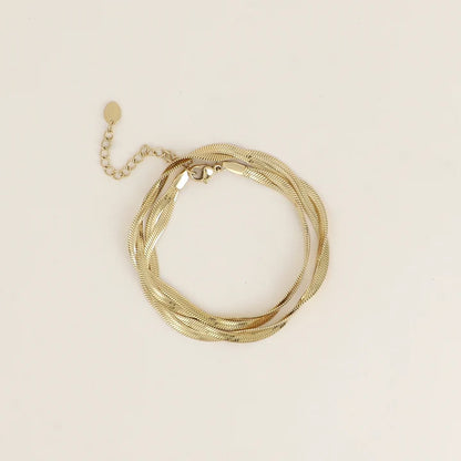 Bracelet JULES mailles tressées