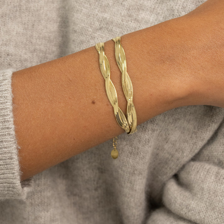 Bracelet JULES mailles tressées