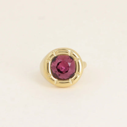Bague CALYPSO cristal coussin violet