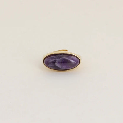 Bague ALBA ovale violette