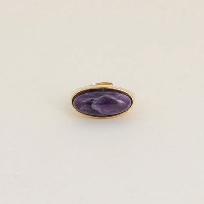 Bague ALBA ovale violette