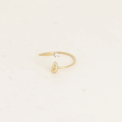 Bague ALIX goutte mini cristal