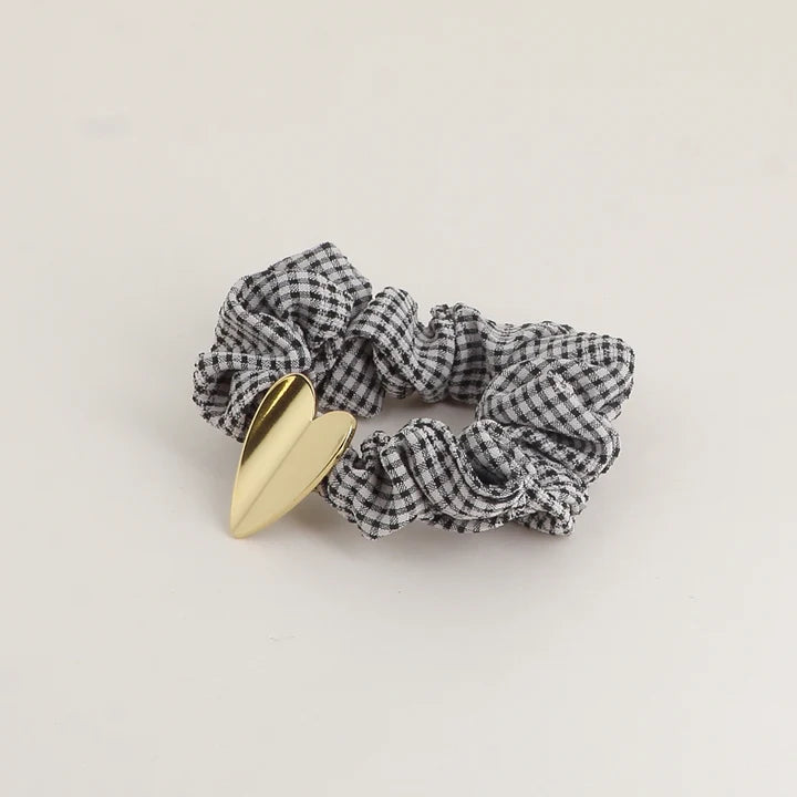 Chouchou bijoux vichy noir