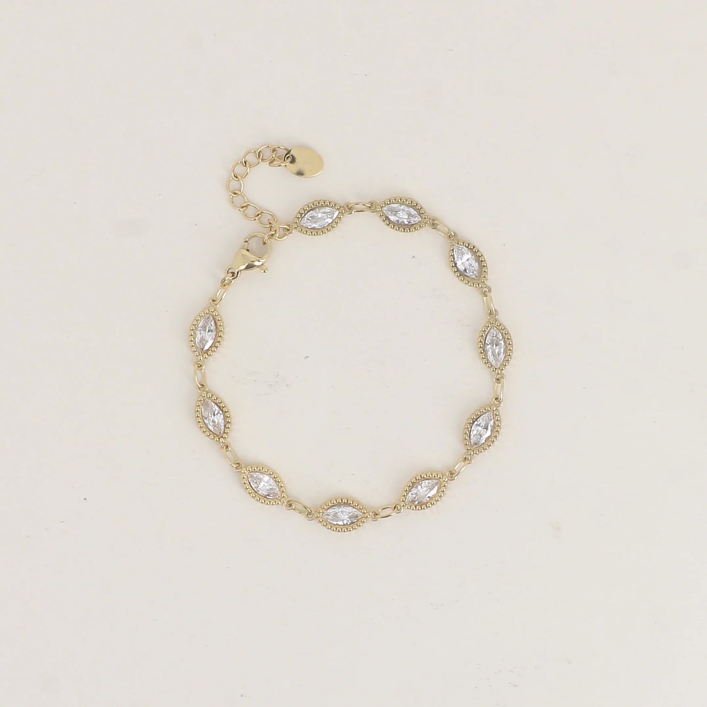 Bracelet OSCAR cristaux blanc
