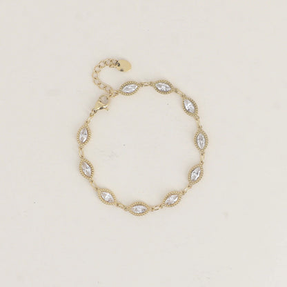 Bracelet OSCAR cristaux blanc