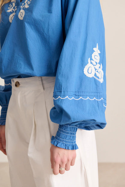 Blouse VERA bleue