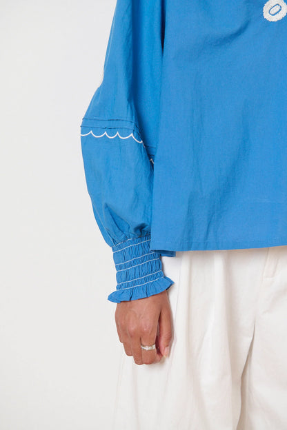 Blouse VERA bleue