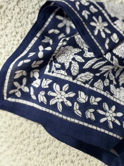 Petit foulard ANTIOCHE bleu