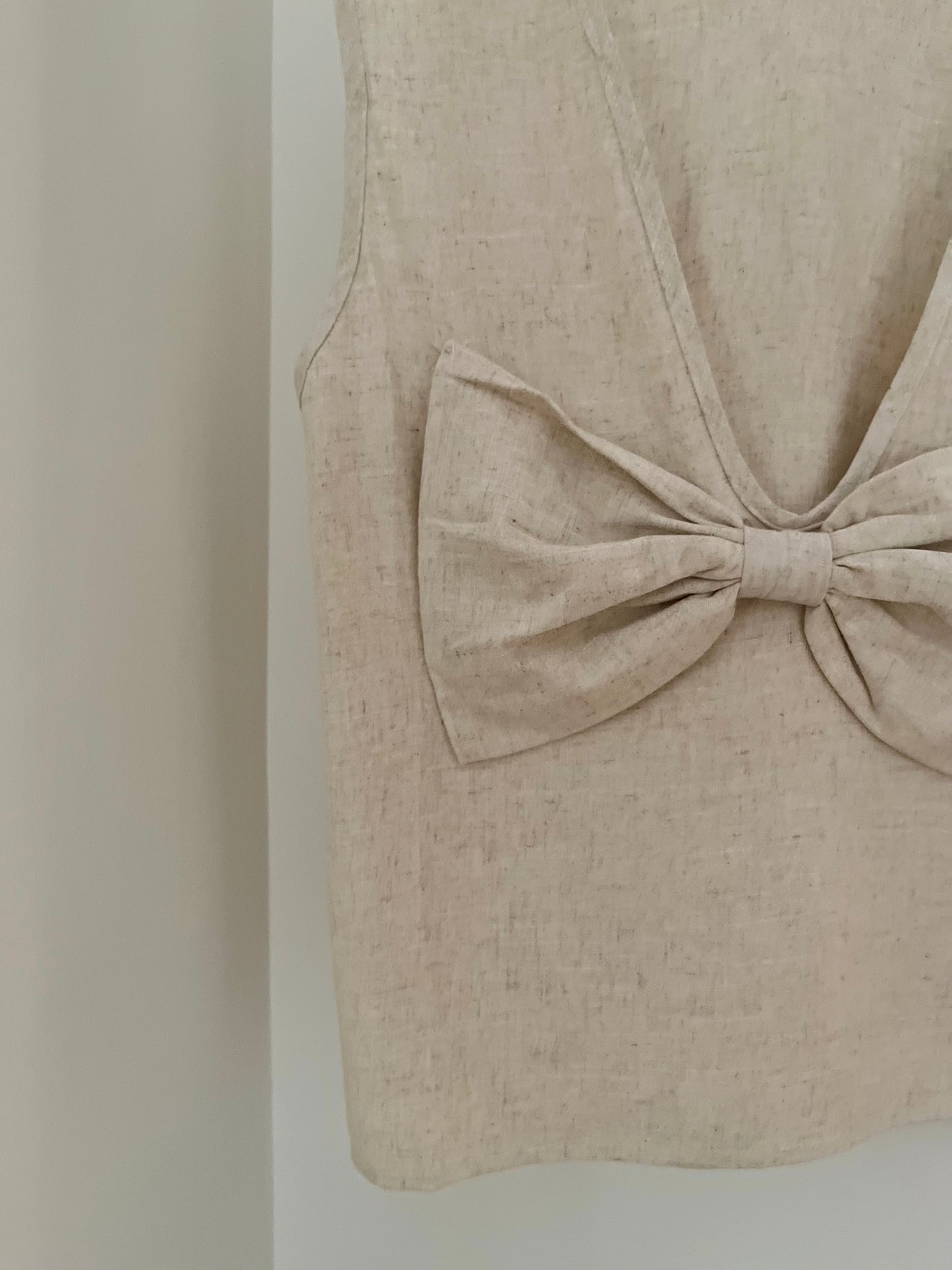 Haut MADELEINE noeud beige