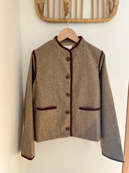 Veste GWENDAL kaki chinée