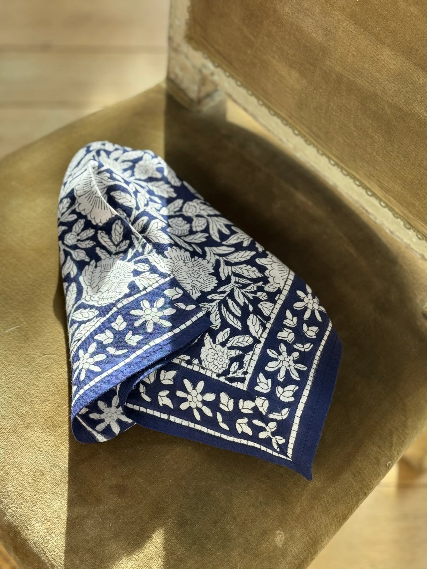 Petit foulard ANTIOCHE bleu