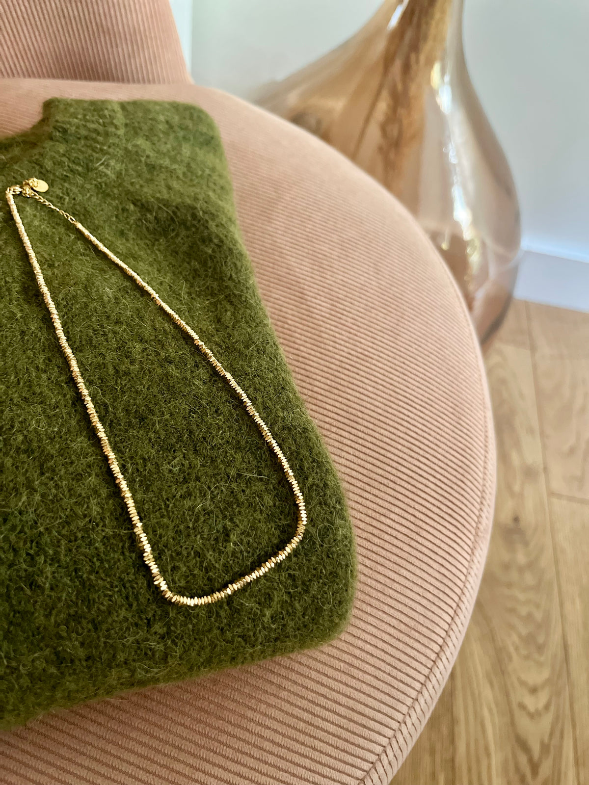 Collier SOPHIE facetté doré
