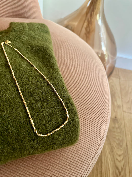 Collier SOPHIE facetté doré