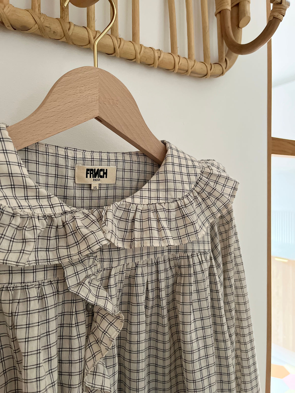 Chemise DORSET carreaux blanc
