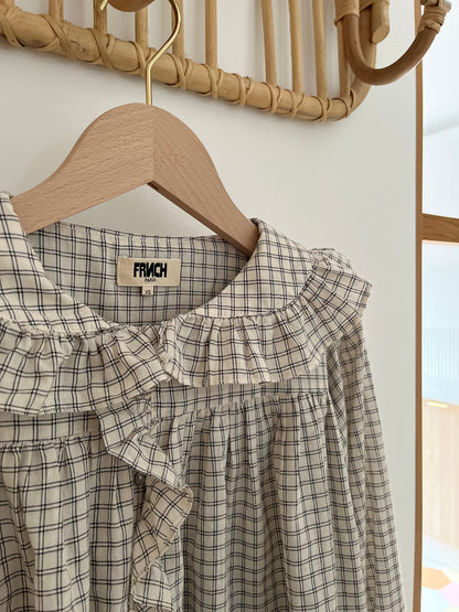 Chemise DORSET carreaux blanc