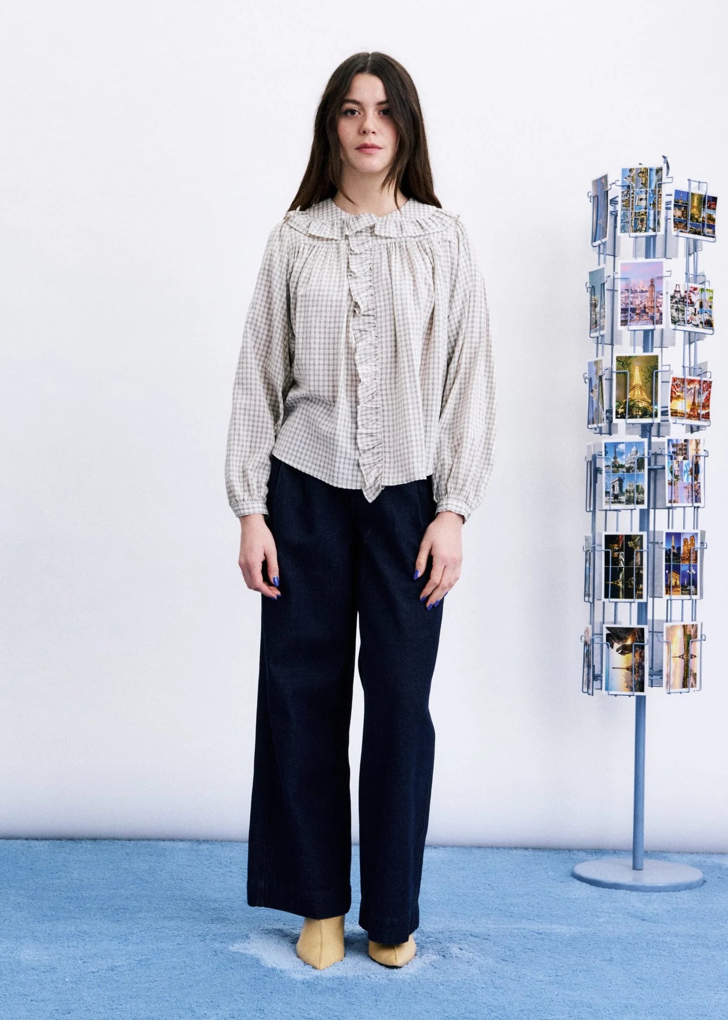 Chemise DORSET carreaux blanc